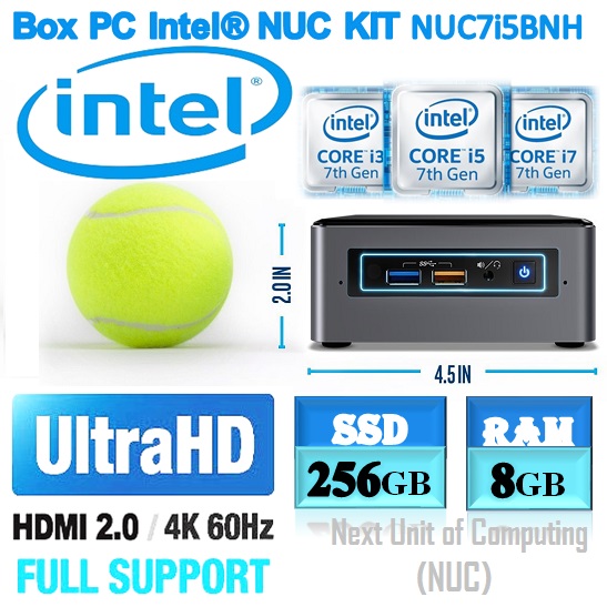 Intel® NUC KIT BOXNUC7i5BNH - Box PC